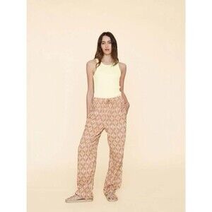 XIRENA Atticus Pant Lightweight Linen Straight Leg Honey Twinkle XL $248 NWT